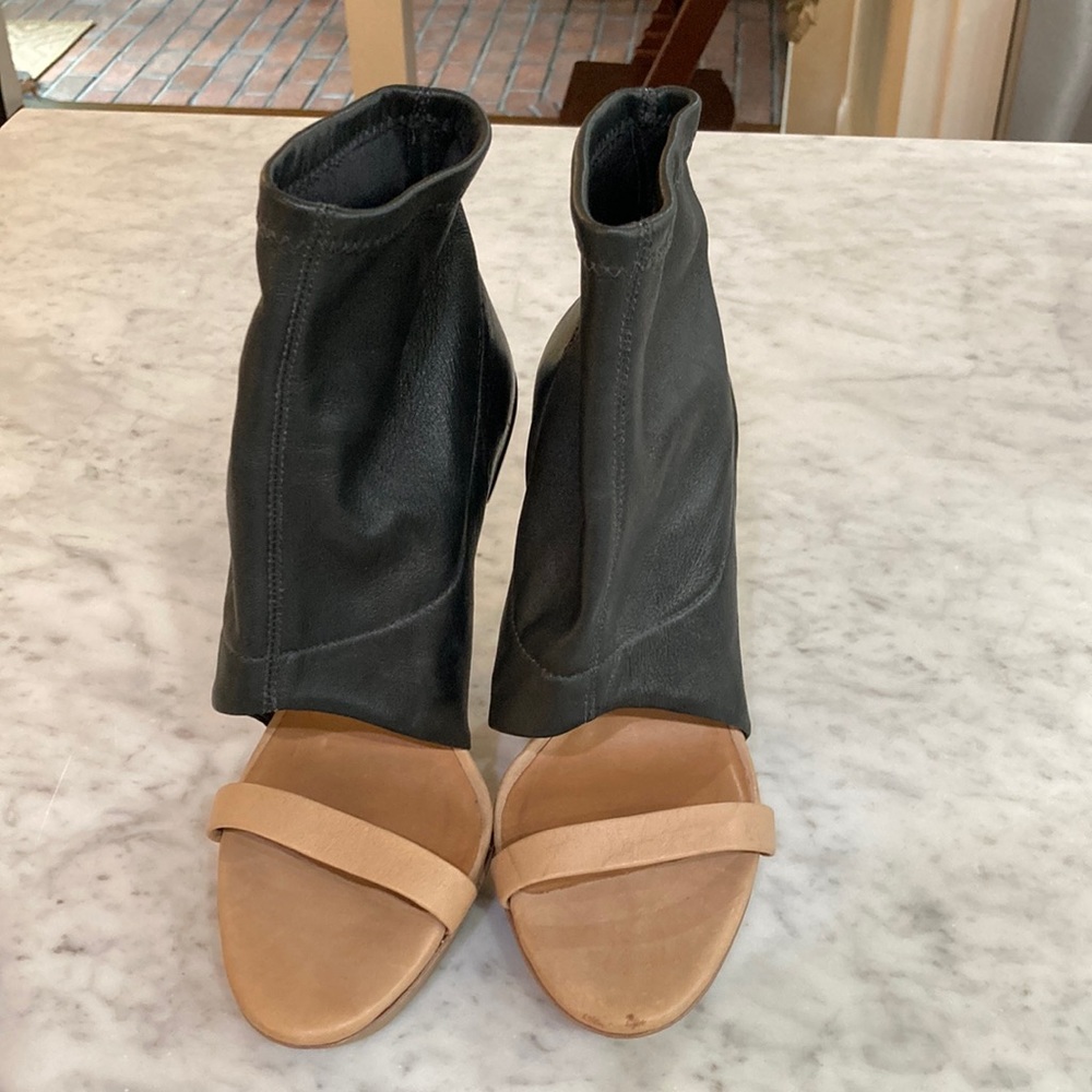 All saints open toe booties